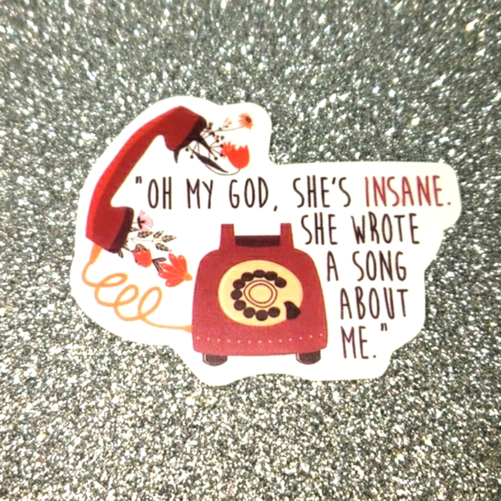 10/$10 Taylor Swift Waterproof Sticker phone